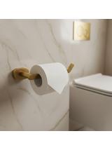 Uchwyt na papier toaletowy 109 Til Złoty Szczotkowany