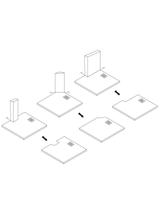 Brodzik prysznicowy Magnum CARRARA WHITE 90x90