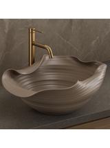 Ceramic Countertop Basin REA HM-66TB Handmade ART