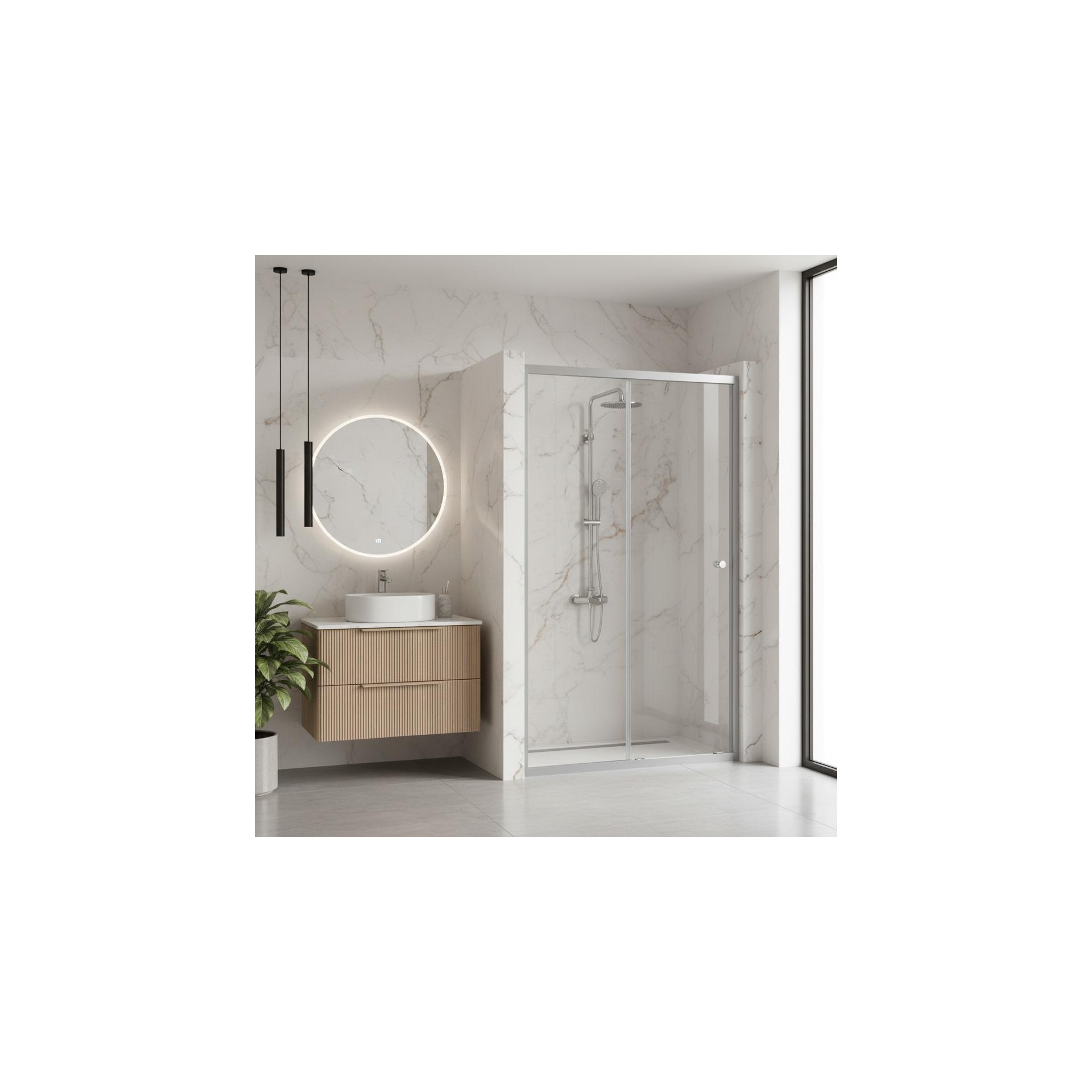 Vrata za prho Rea Primo Slide 120 Chrome - Rea