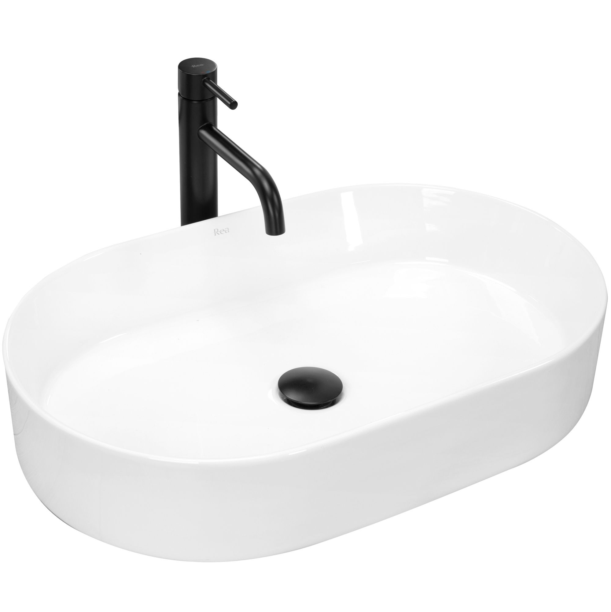 Lavoar ceramic pentru blat Rea Nadia 60