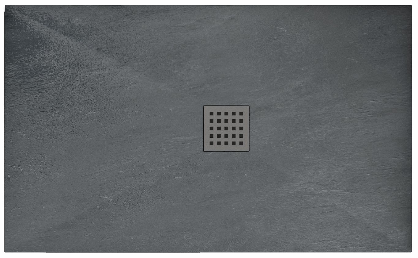 Cadita de dus Rea Grey Rock 80x120