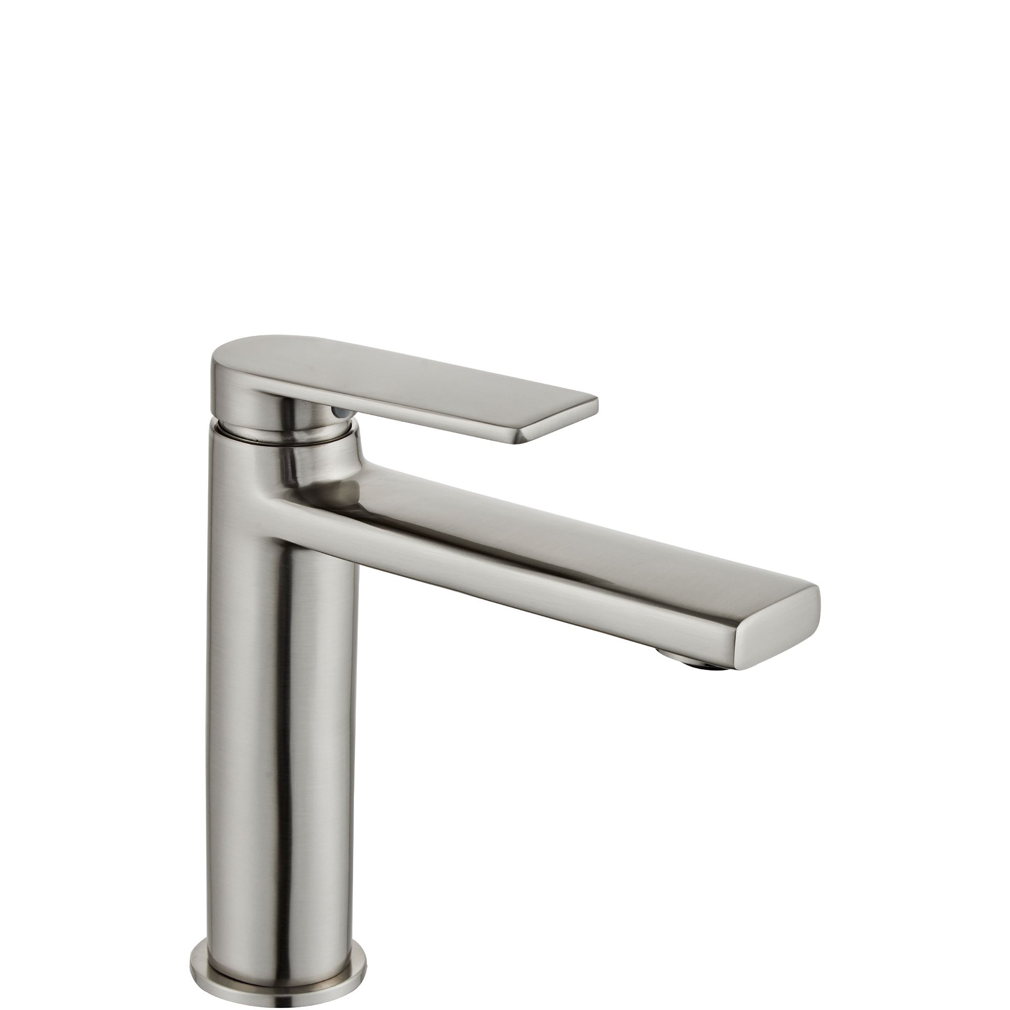 Baterie pentru baie Rea Verso Nickel Brush INOX low