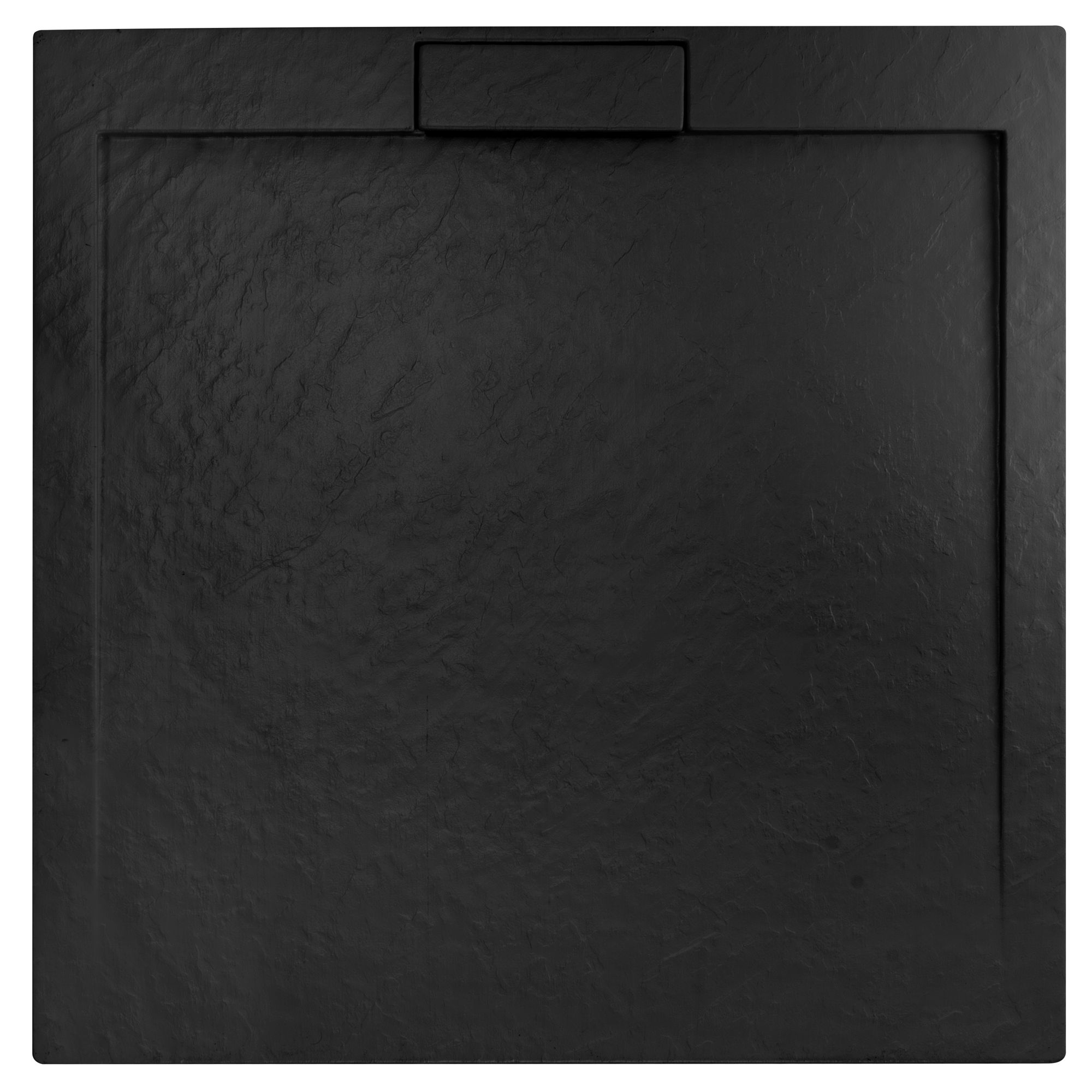 Cadita de dus Grand negru 90x90