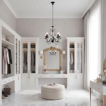 LAMPA SUFITOWA WISZĄCA EBT010-5CP CZARNA