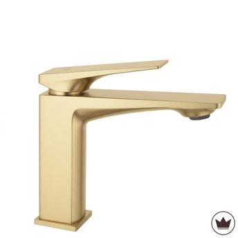 Βρύση νιπτήρα REA Prime Brush Gold Low