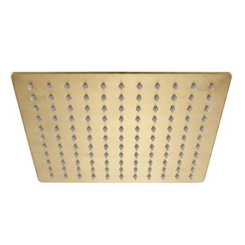 Kvadratna nadglavna prha REA JS-P015BG 25cm Brush Gold