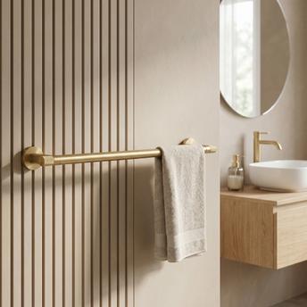Portasciugamano da bagno 39101 Ori Brush Gold
