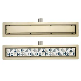 Лінійний злив Rea Pure Neo Gold 80