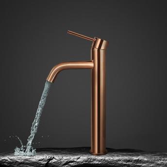 Bathroom faucet Rea Lungo Copper High