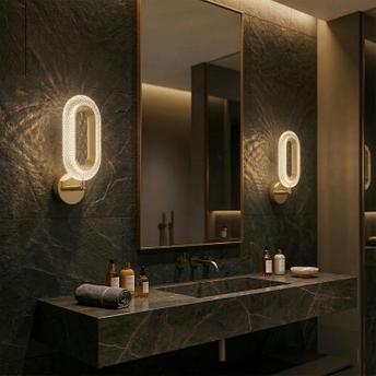 KINKIET ŚCIENNY LED G171-W ZŁOTY