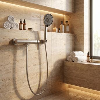 Grifo de ducha REA Arcos Brush Nickel