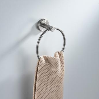 Bathroom hanger Ring 6610 Modern Brush Nickel