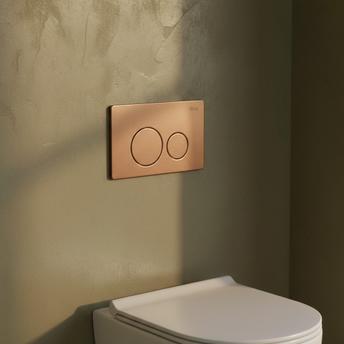 Toilet Flush Button Rea I K011A-Q Copper Brush