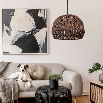 Lampa Wisząca Boho APP1292-1CP Brązowa