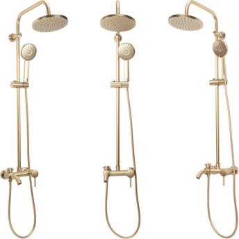 Rea Luis harjatud kullast dušikomplekt