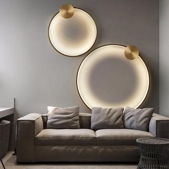 LAMPA ŚCIENNA KINKIET LED APP1385-CW OLD GOLD 30cm