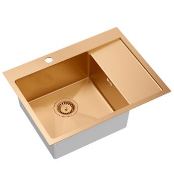 Edelstahlspüle RUSSEL 116 Copper