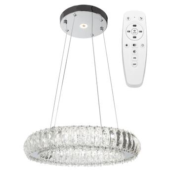 Kryształowa Lampa Sufitowa LED APP1040-CP + pilot