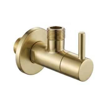 Robinet d’angle 1/2" x 3/8" Brush Gold