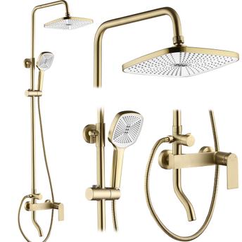 Shower set REA STORM GOLD BRUSH
