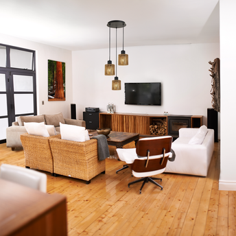 LAMPA SUFITOWA WISZĄCA APP1820-3CPR NATURE BLACK