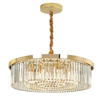 Lampa kryształowa wisząca APP1531-8CP4 Złota