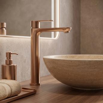Kupaonska miješalica Rea Logan Brush Copper