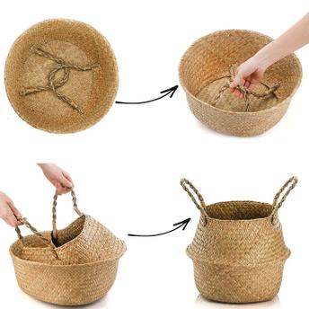 Kosz Naturalny BOHO 381181B