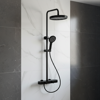 REA Creo Black Shower set