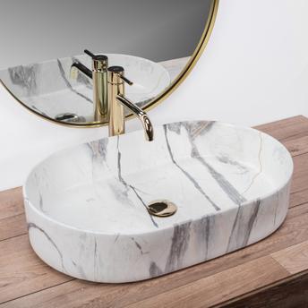 Aufsatzwaschbecken Rea Nadia 60 Sand