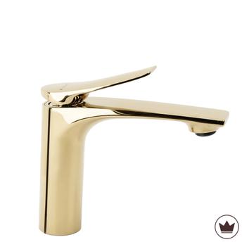 Bathroom faucet PREMIUM Rea Vision Gold Low