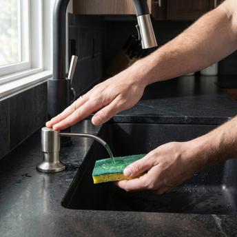 Distribuidor de pia para líquido Rea LON Brush Nickel