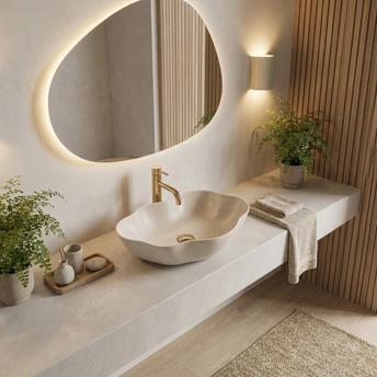 Lavabo sobre encimera Rea Pearl Warm
