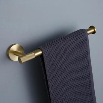 Bathroom hanger 6610a Modern Brush Gold