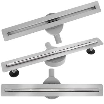 REA FILO Linear Drain Βουρτσισμένο χάλυβα 70