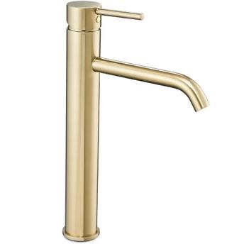 Bathroom faucet Rea Lungo L.Gold High