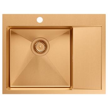 Edelstahlspüle RUSSEL 116 Copper