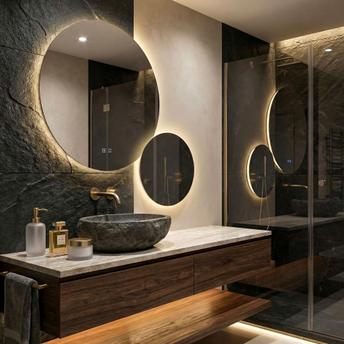 Miroir LED R-8040 80cm + 40cm