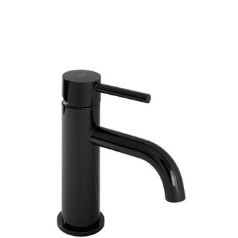 Bathroom faucet Rea Lungo BLACK metallic Low