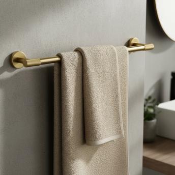 Yksivartinen kylpyhuoneripustin 5701 Galo Brush Gold