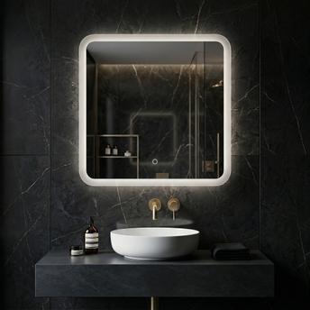 Zrcadlo LED 70x70cm TOP-2