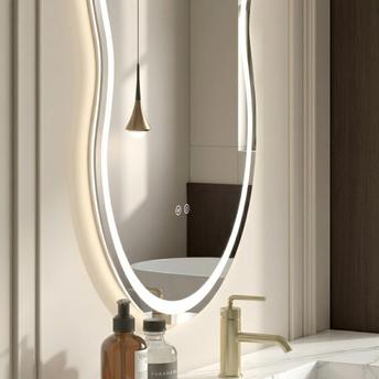 ZIDNO LED OGLEDALO LED UNO 80x55 cm