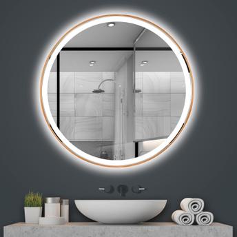 LUSTRO ŚCIENNE LED 100cm MMJ BRUSH COPPER