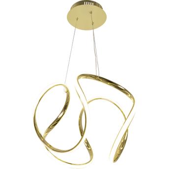 Lampa Sufitowa Wisząca Nowoczesna LED + PILOT APP386-CP Złota