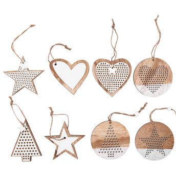 Dekoracje świąteczne 311366 mix 8szt