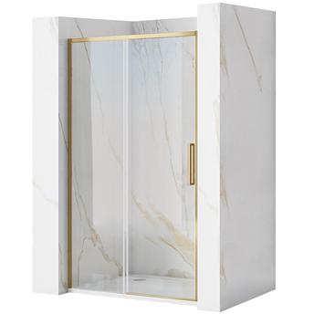 Puerta de ducha REA Rapid Slide 160 Gold Brush