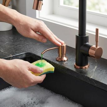 Distribuidor de pia para líquido Rea LON Brush Copper