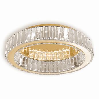 LAMPA KRYSZTAŁOWA PLAFON APP1721-C 50 cm ZŁOTA