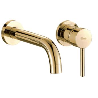 Slavina u ravnini Rea Lungo Gold zlatna + BOX